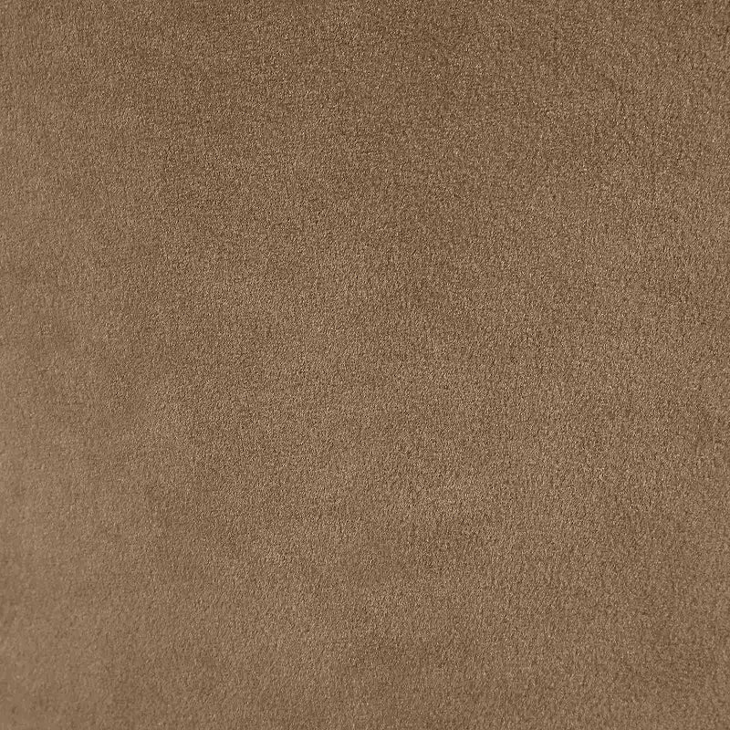 Fauteuil d'appoint en velours – Siège simple | Beige / Noir / Marron / Camel / Cognac / Crème / Vert / Fauve / Taupe