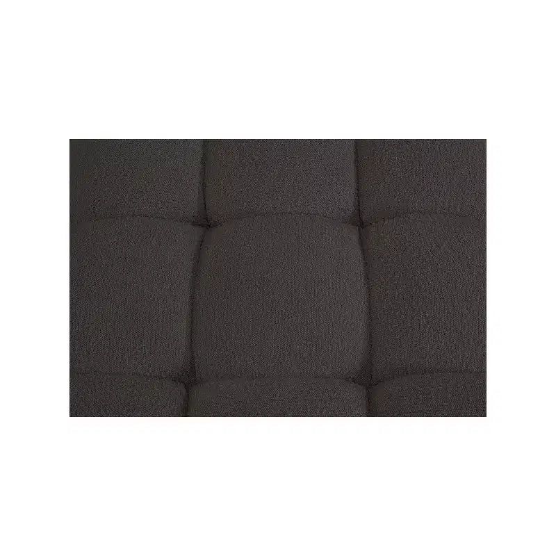 Modułowa sofa z tkaniny boucle w kolorach czarnym / brązowym / kremowym / szarym, 1-osobowa