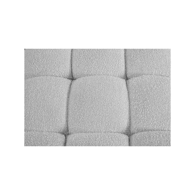 Modułowa sofa z tkaniny boucle w kolorach czarnym / brązowym / kremowym / szarym, 1-osobowa