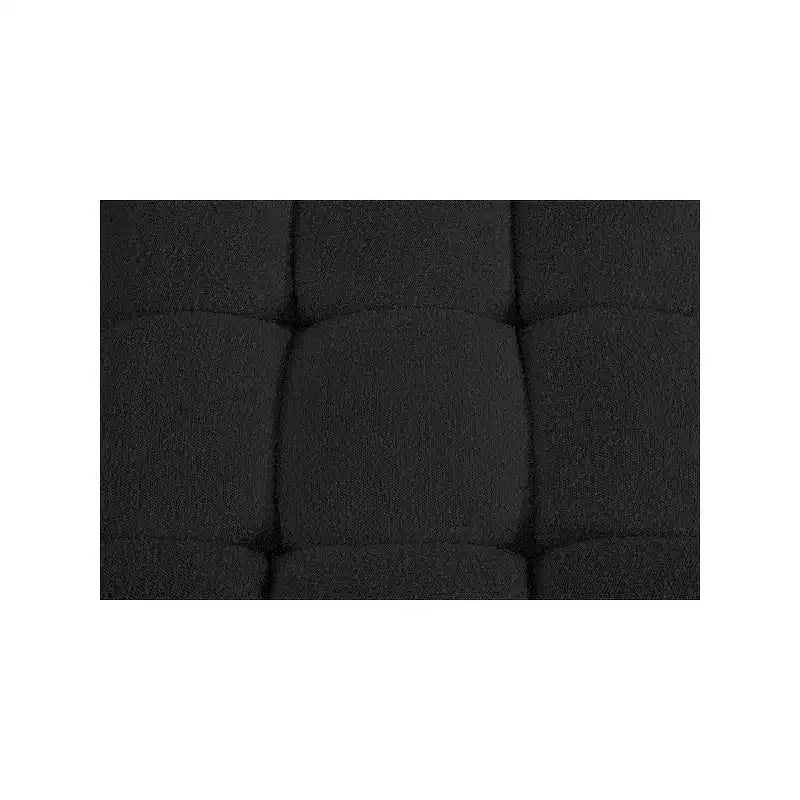 Modułowa sofa z tkaniny boucle w kolorach czarnym / brązowym / kremowym / szarym, 1-osobowa