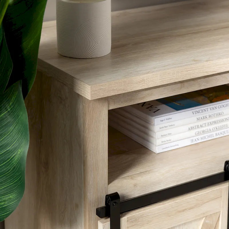 Meuble TV Highboy Middlebrook 52 po avec portes coulissantes façon grange
