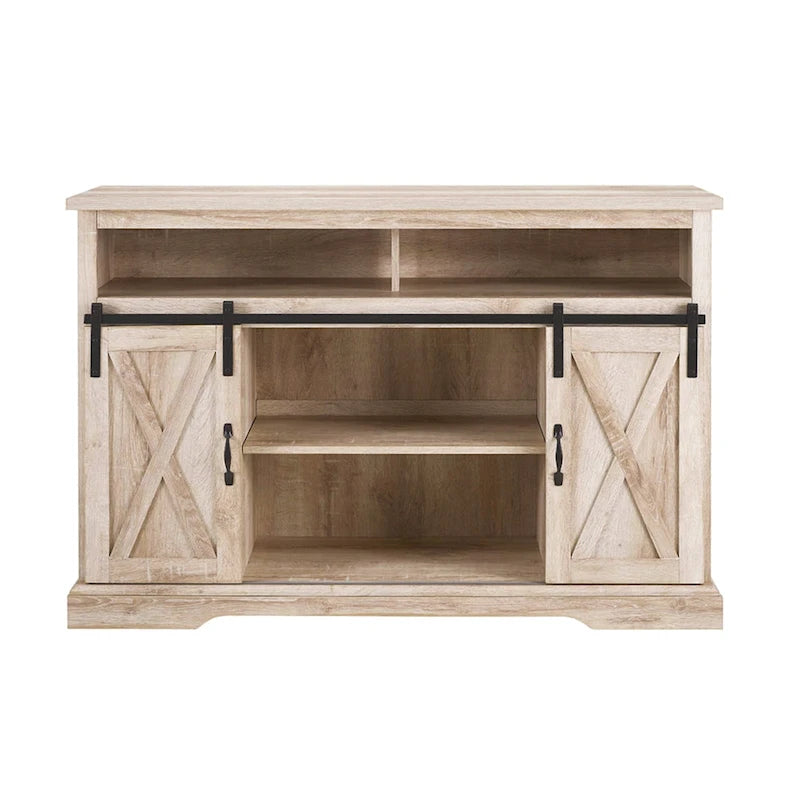 Meuble TV Highboy Middlebrook 52 po avec portes coulissantes façon grange