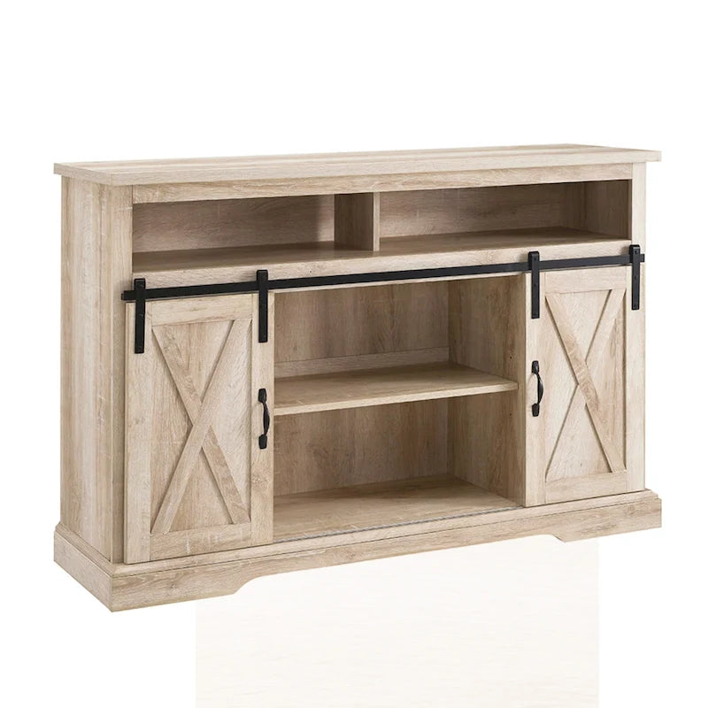 Meuble TV Highboy Middlebrook 52 po avec portes coulissantes façon grange