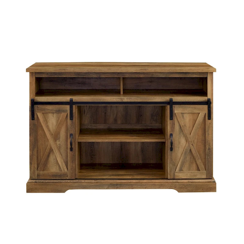 Meuble TV Highboy Middlebrook 52 po avec portes coulissantes façon grange