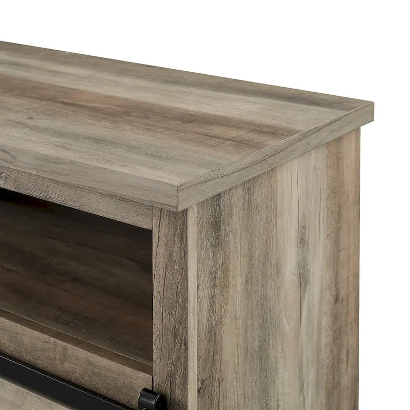 Meuble TV Highboy Middlebrook 52 po avec portes coulissantes façon grange