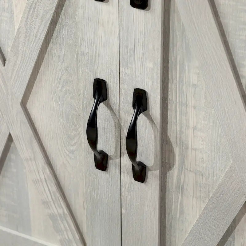 Meuble TV Highboy Middlebrook 52 po avec portes coulissantes façon grange