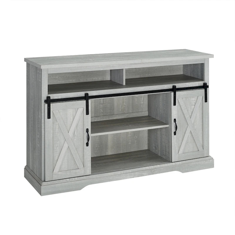 Meuble TV Highboy Middlebrook 52 po avec portes coulissantes façon grange