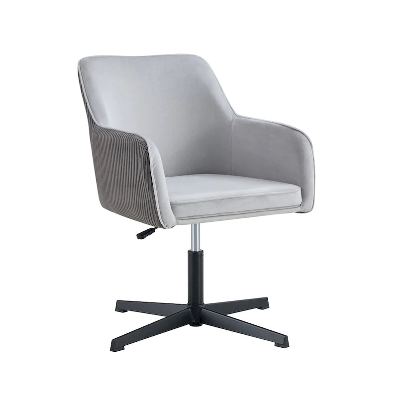 Antique Dark Grey Modern 25.6 Swivel Desk Chair