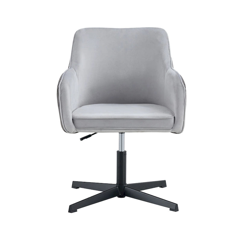 Chaise de Bureau Pivotante Moderne Gris Foncé Antique 25.6