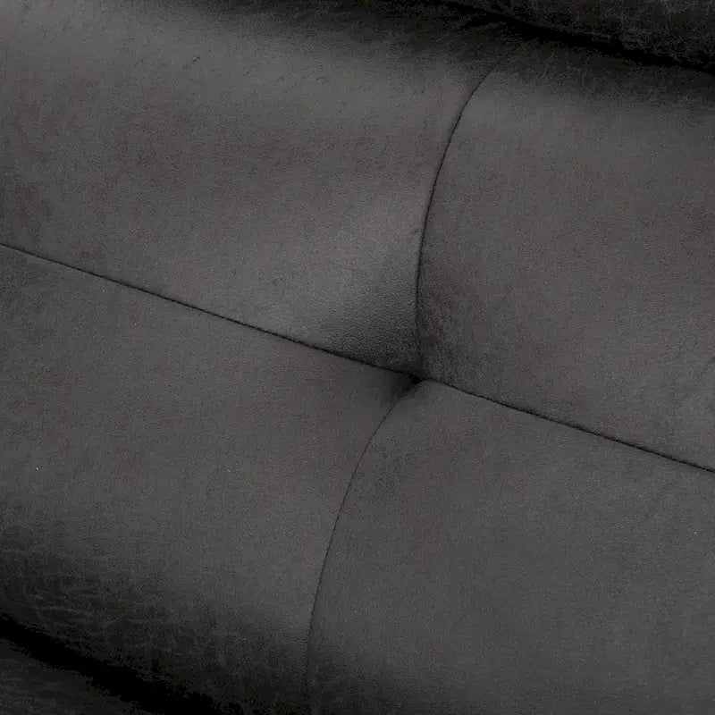 Fauteuil inclinable contemporain moderne (deux places), Causeuse en tissu avec coussins moelleux