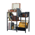 Étagère à disques vinyles à 3 niveaux – 75,4 x 32 x 72,1 cm