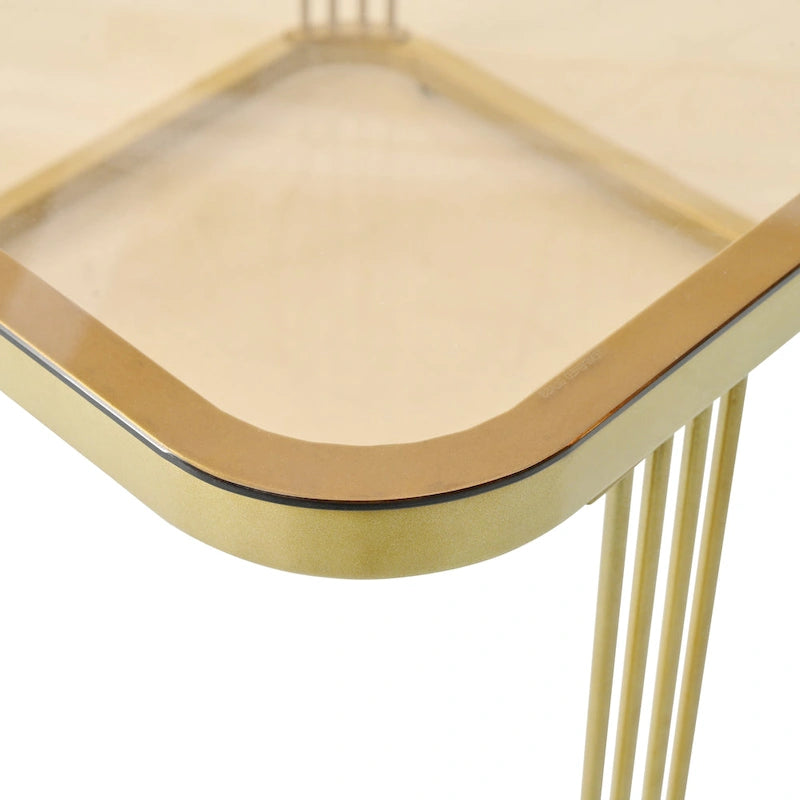 Table basse gigogne avec roulettes