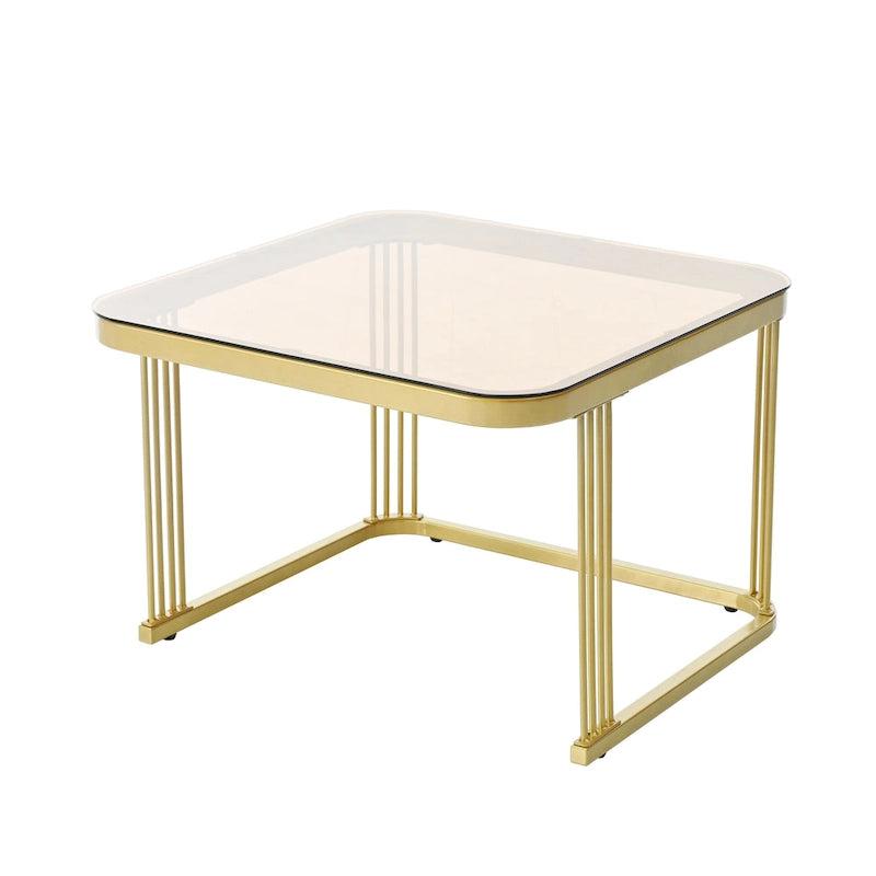 Table basse gigogne avec roulettes