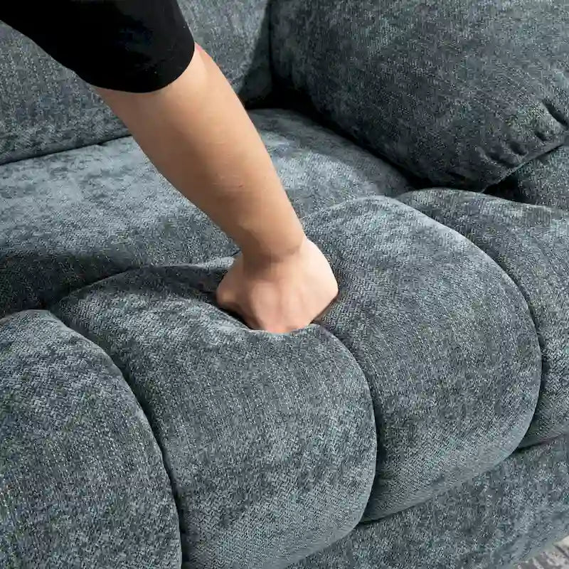 Fauteuil inclinable électrique surdimensionné en chenille avec fonction de levage, massage et chauffage lombaire, port de charge USB