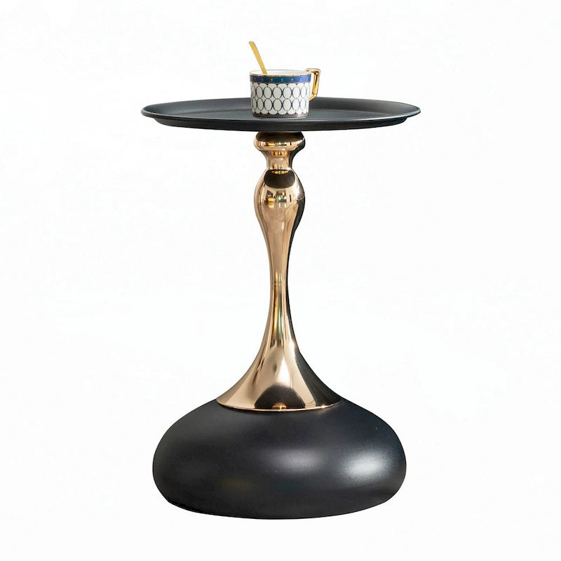 petite table d'appoint ronde pour petit espace