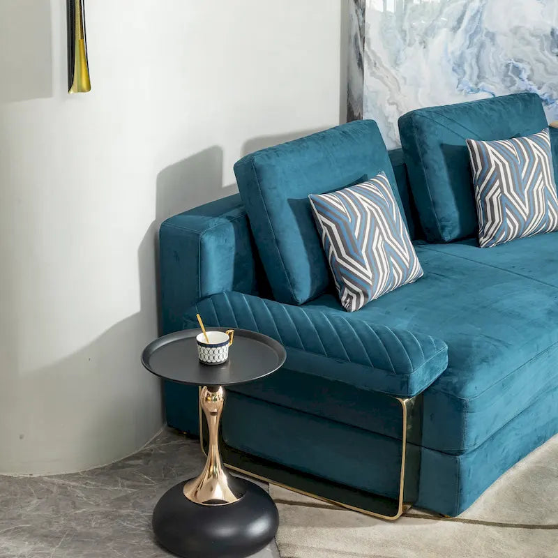 petite table d'appoint ronde pour petit espace