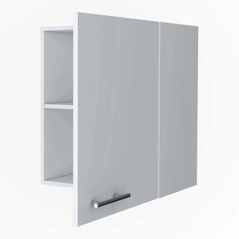 Meuble haut mural blanc à 1 porte