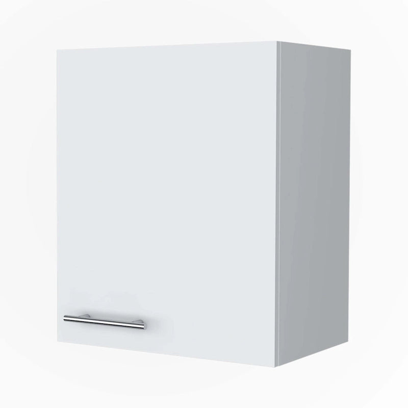 Meuble haut mural blanc à 1 porte