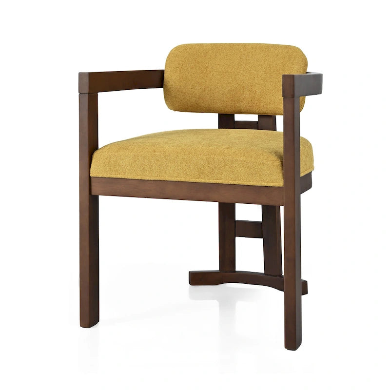 Christopher Knight Home - Chaises de salle à manger Evelyn en bois d'hévéa rembourrées (Lot de 4)