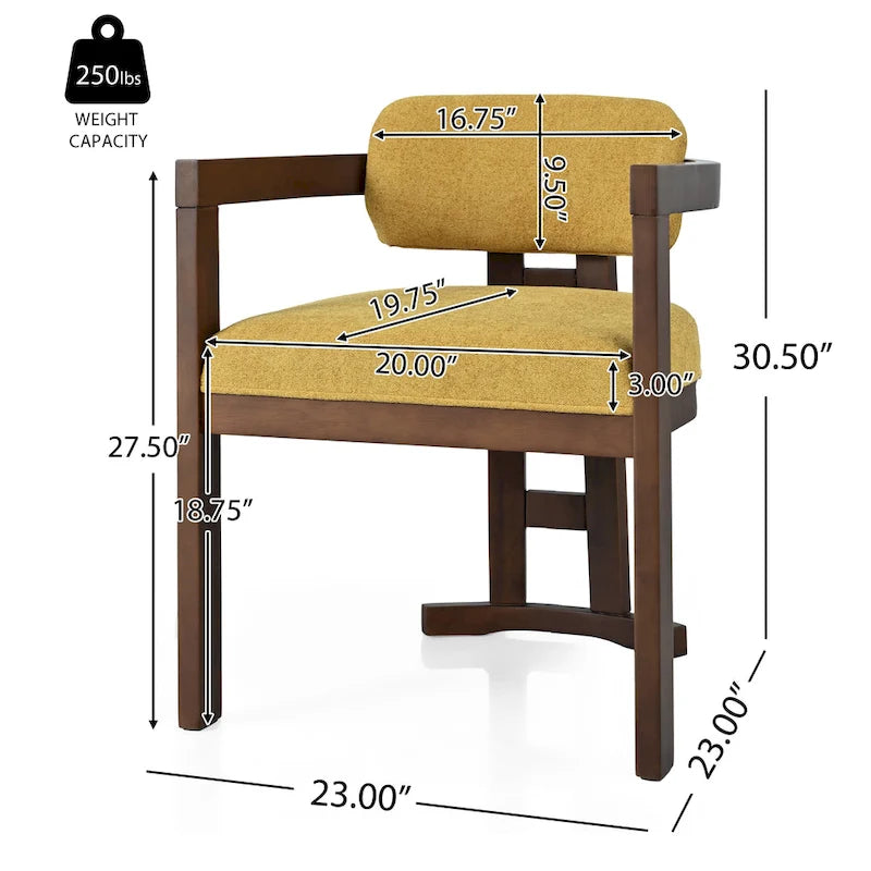 Christopher Knight Home - Chaises de salle à manger Evelyn en bois d'hévéa rembourrées (Lot de 4)