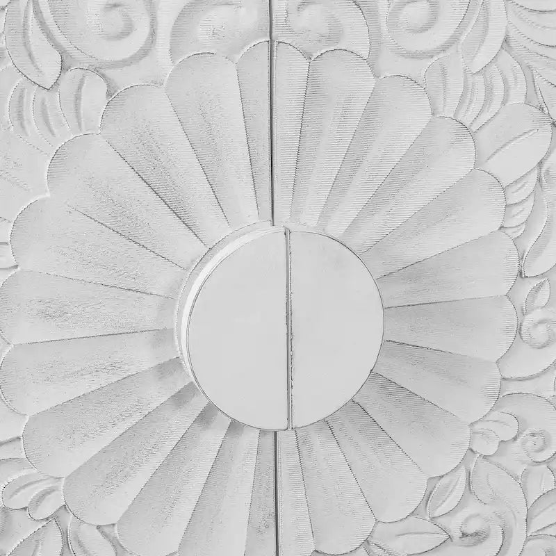 Szafka/komoda Lily Carved Flower Door Large Storage z półkami GDFStudio