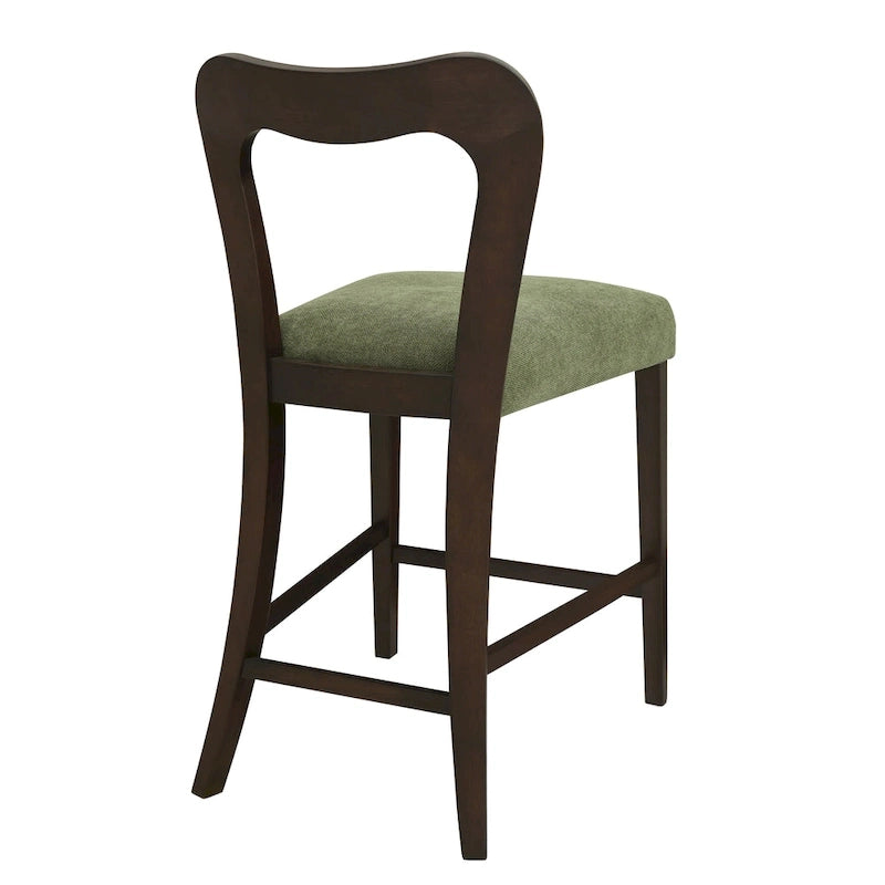 Christopher Knight Home - Ensemble de 2 tabourets de comptoir sans accoudoirs, en tissu