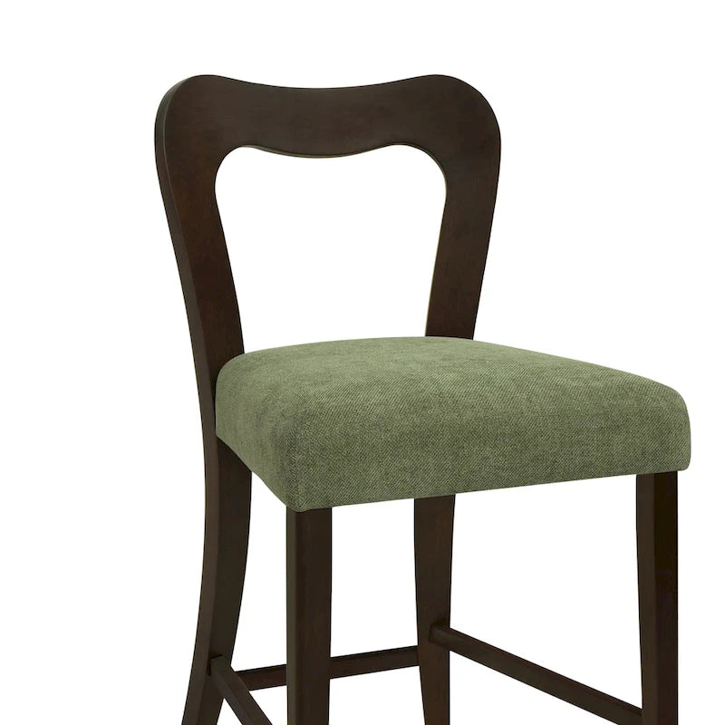 Christopher Knight Home - Ensemble de 2 tabourets de comptoir sans accoudoirs, en tissu