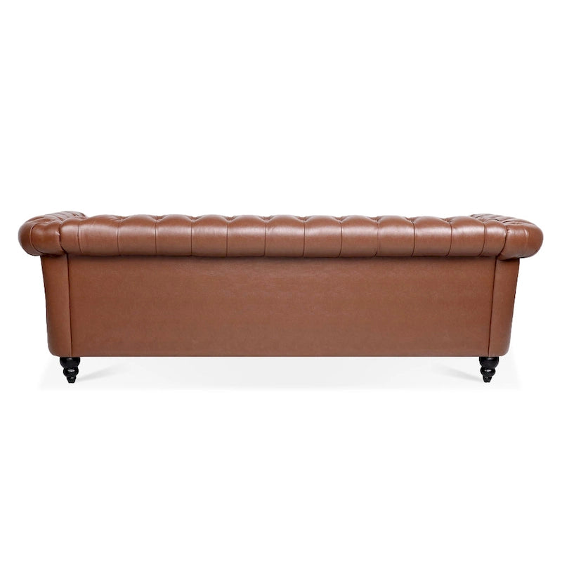 Sofa 3-osobowa Naro Mid-Century 84 Modern Chesterfield Couches marki Christopher Knight Home