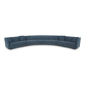NADAAL STUDIOS Solace, 5-częściowa modułowa sofa narożna, skośne boki – 224S x 87D x 80W cm