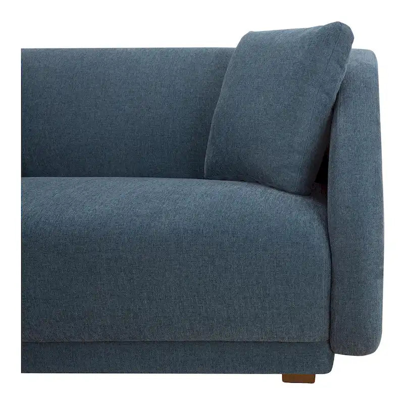 NADAAL STUDIOS Solace, 5-częściowa modułowa sofa narożna, skośne boki – 224S x 87D x 80W cm