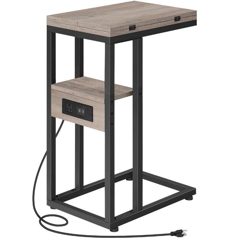Table d'appoint pliante - 15,4P x 10,2L x 25,2H