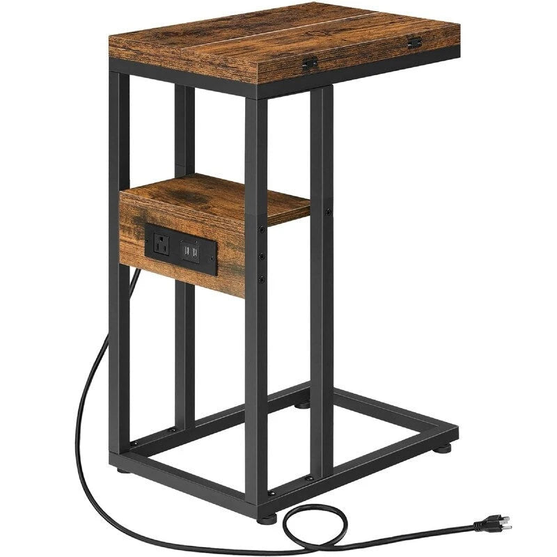 Table d'appoint pliante - 15,4P x 10,2L x 25,2H