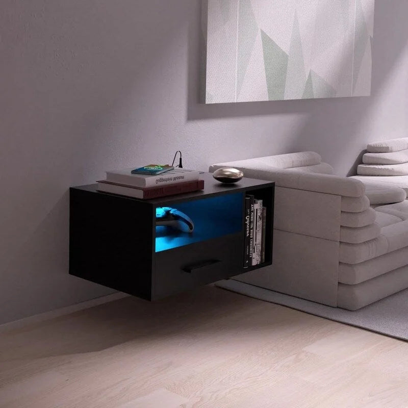 Table de chevet suspendue