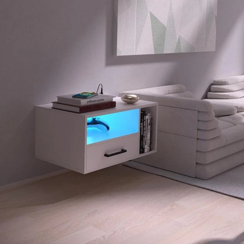 Table de chevet suspendue