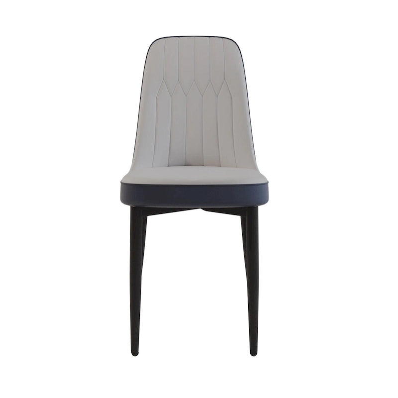 Lot de 4 chaises de salle à manger avec pieds en métal