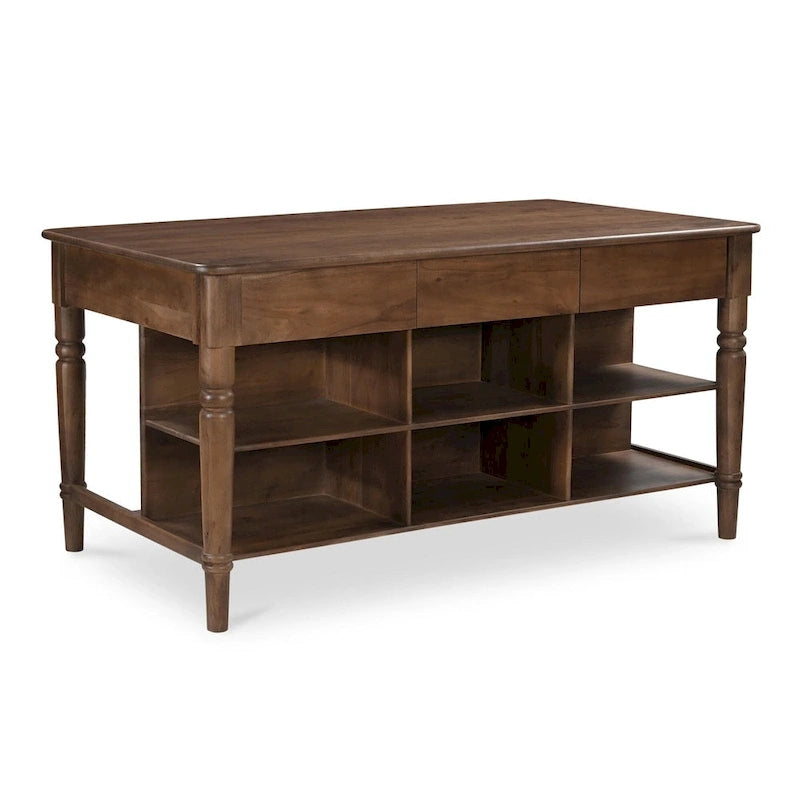 NADAAL STUDIOS Cove, îlot de cuisine en bois avec rangements - 72L x 40,5P x 36,5H