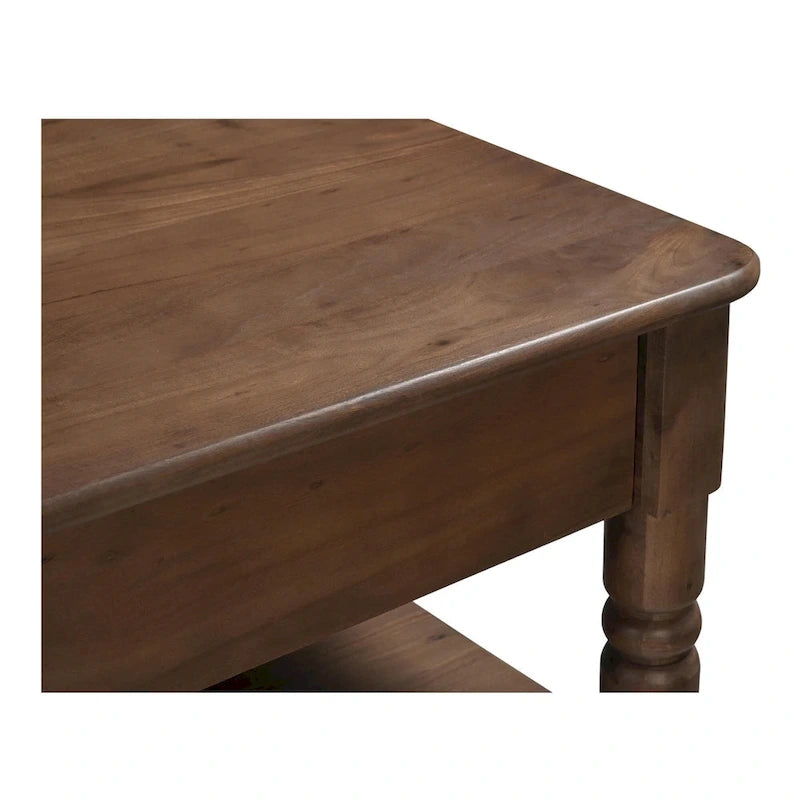 NADAAL STUDIOS Cove, îlot de cuisine en bois avec rangements - 72L x 40,5P x 36,5H