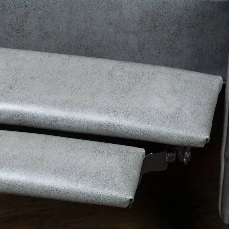 Fauteuil inclinable manuel Club Roomfitters de 68 cm de large avec accoudoirs roulés et coussin moelleux pour un confort ultime, gris foncé