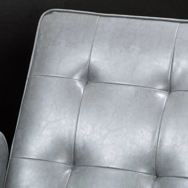 Fauteuil inclinable manuel Club Roomfitters de 68 cm de large avec accoudoirs roulés et coussin moelleux pour un confort ultime, gris foncé
