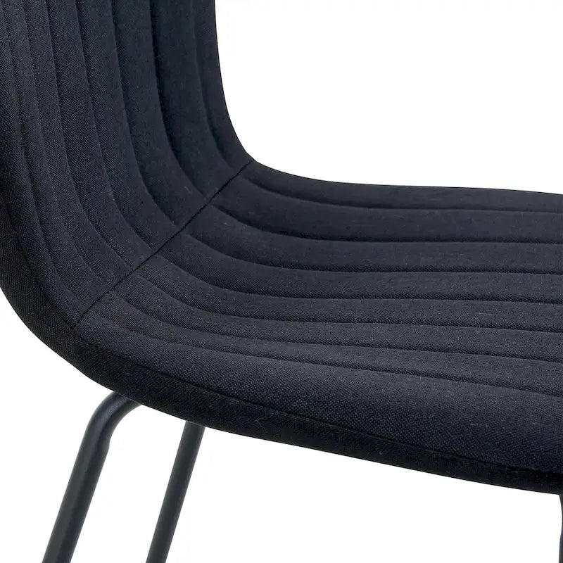 Ensemble de 4 chaises de salle à manger classiques, chaise d'appoint de cuisine sans accoudoirs, chaise de décoration intérieure avec pieds en métal pour salle à manger