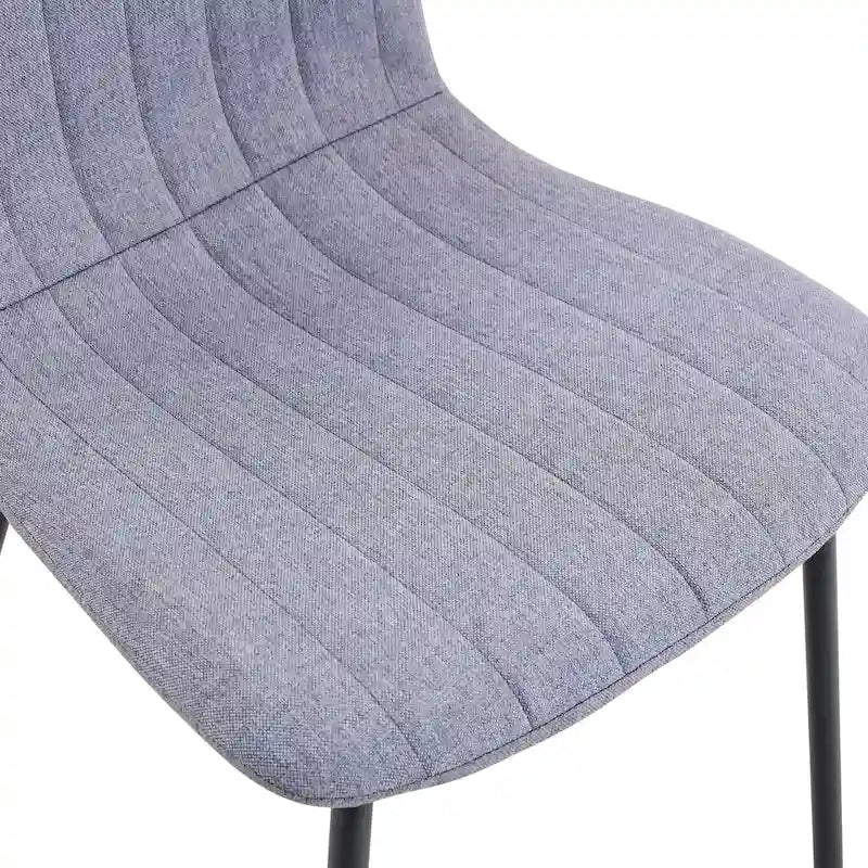 Ensemble de 4 chaises de salle à manger classiques, chaise d'appoint de cuisine sans accoudoirs, chaise de décoration intérieure avec pieds en métal pour salle à manger