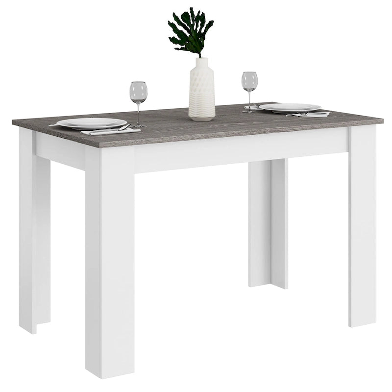Costway Table de Salle à Manger 120 cm Table de Cuisine Rectangulaire pour