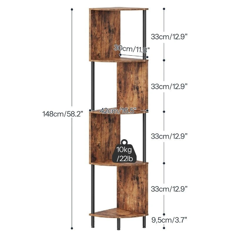 Étagère d'angle - 30P x 30L x 148H