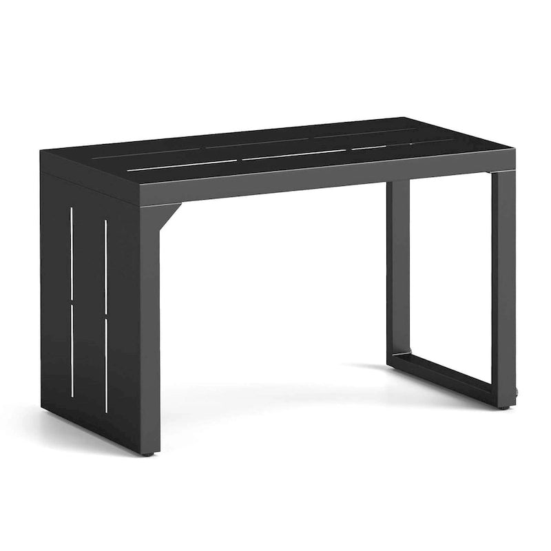 Table d'appoint en C Costway 1 ou 2 pièces avec patins réglables 2-en-1