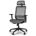 Costway Fauteuil de Bureau Ergonomique Inclinable en Maille à Dossier Haut - Voir les détails