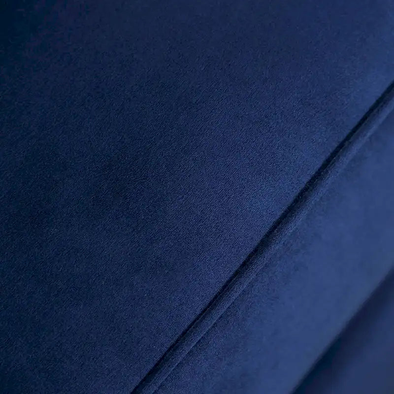 Ensemble causeuse et sofa Eton 2 pièces, 12 coussins, cabriolet, chenille bleu marine