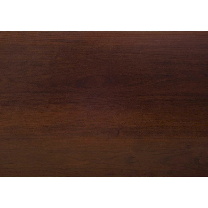 Meuble TV en bois marron foncé de 42 pouces avec étagères ouvertes pour téléviseurs de 55 pouces, console média pour salon - 19.75H x 15.5W x 42L