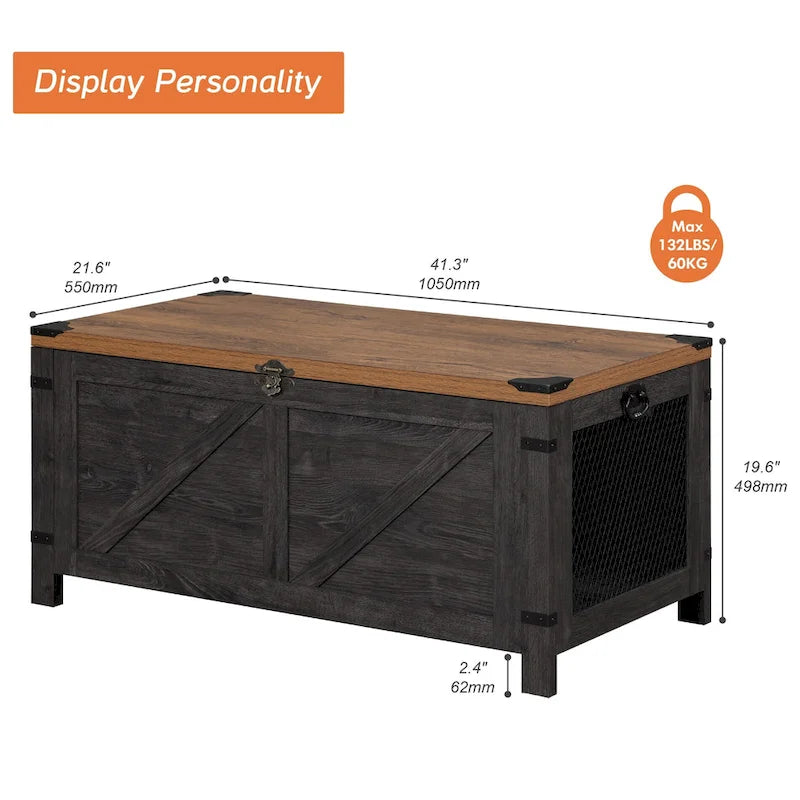 Table Basse WAMPAT, Table Basse Relevable avec Rangement - 1 Unité