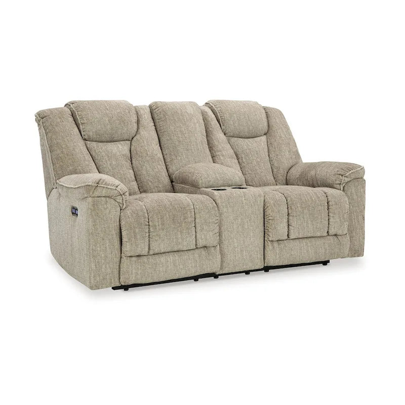Causeuse inclinable électrique Marsh, appuie-tête réglable LED, beige 76 pouces