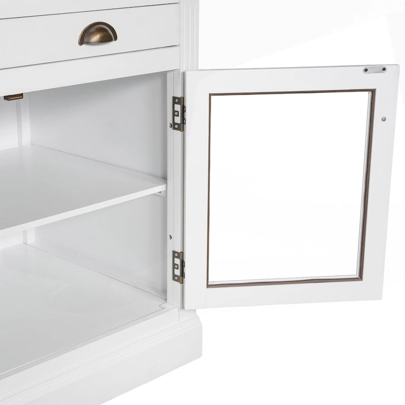 Bibliothèque haute polyvalente avec éclairage LED et plusieurs options de rangement pour la maison